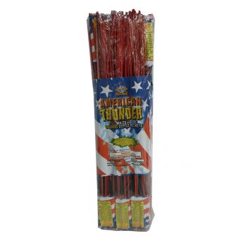 american thunder red white and blue color whistling rockets